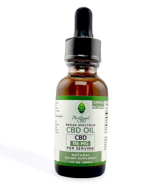 CBD Oil Tincture 3500mg - PlantBasedCBD